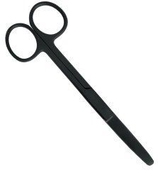Titanium Healthworker scissors. solid black