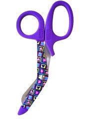 Stylemate Utility scissors - purple with hearts (USA)
