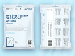 10 stk. - One Step Test for SARS-CoV-2 Antigen hjemme test. 