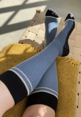 COMPRESSION socks, Blue wool
