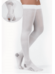 Supcare white compresion socks - long