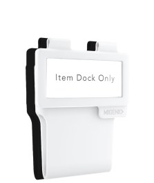 White Migenic Wide with name tag and tools. 6 cm item-dock.